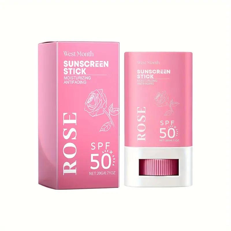 Rose sunscreen stick